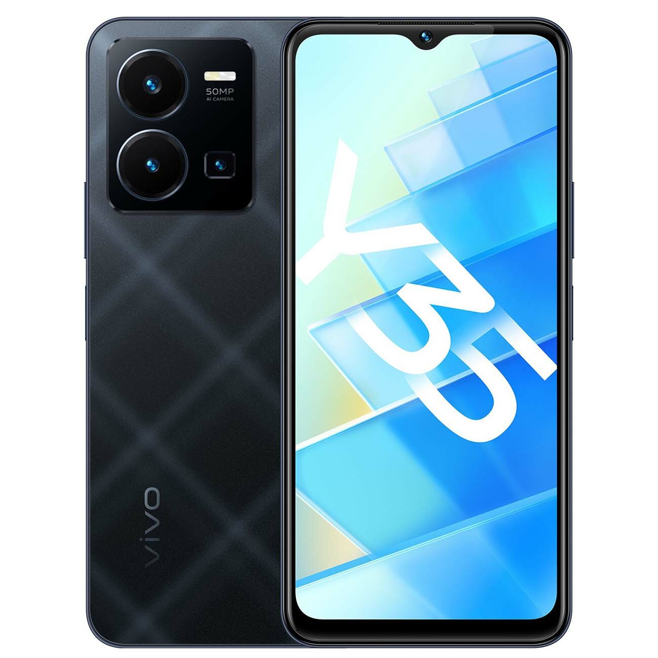 Смартфон vivo Y35 4/128Gb Agate Black