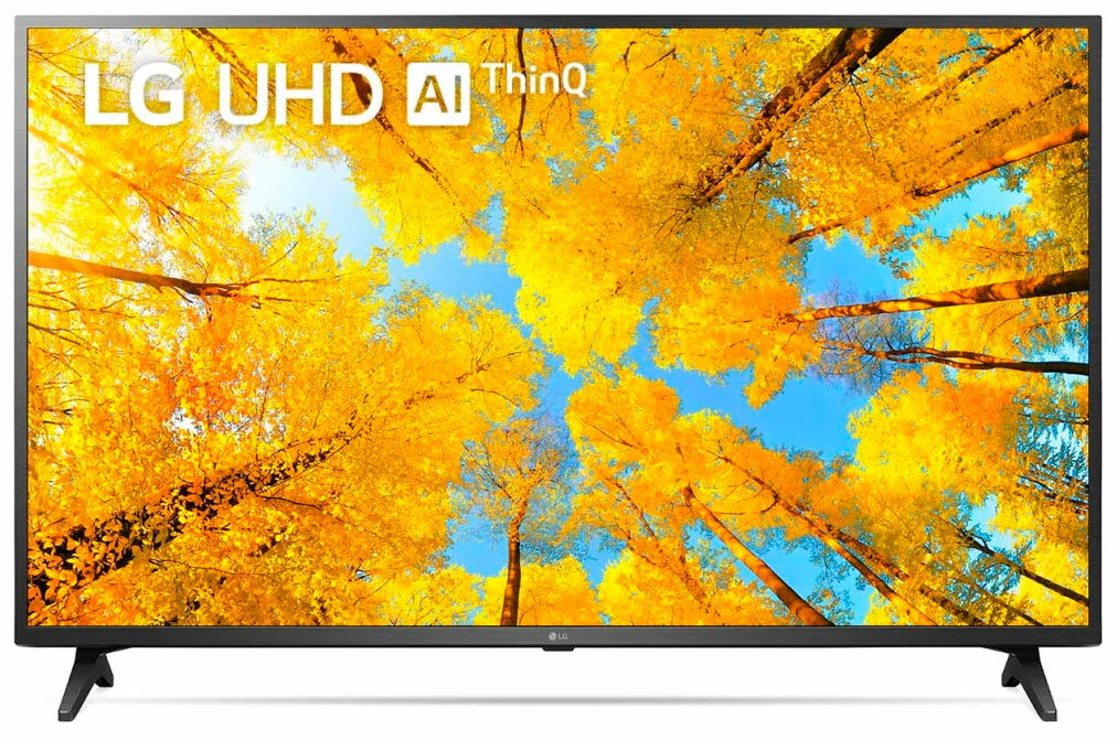 4K (UHD) телевизор LG 50UQ75006LF.ARUB Smart черный