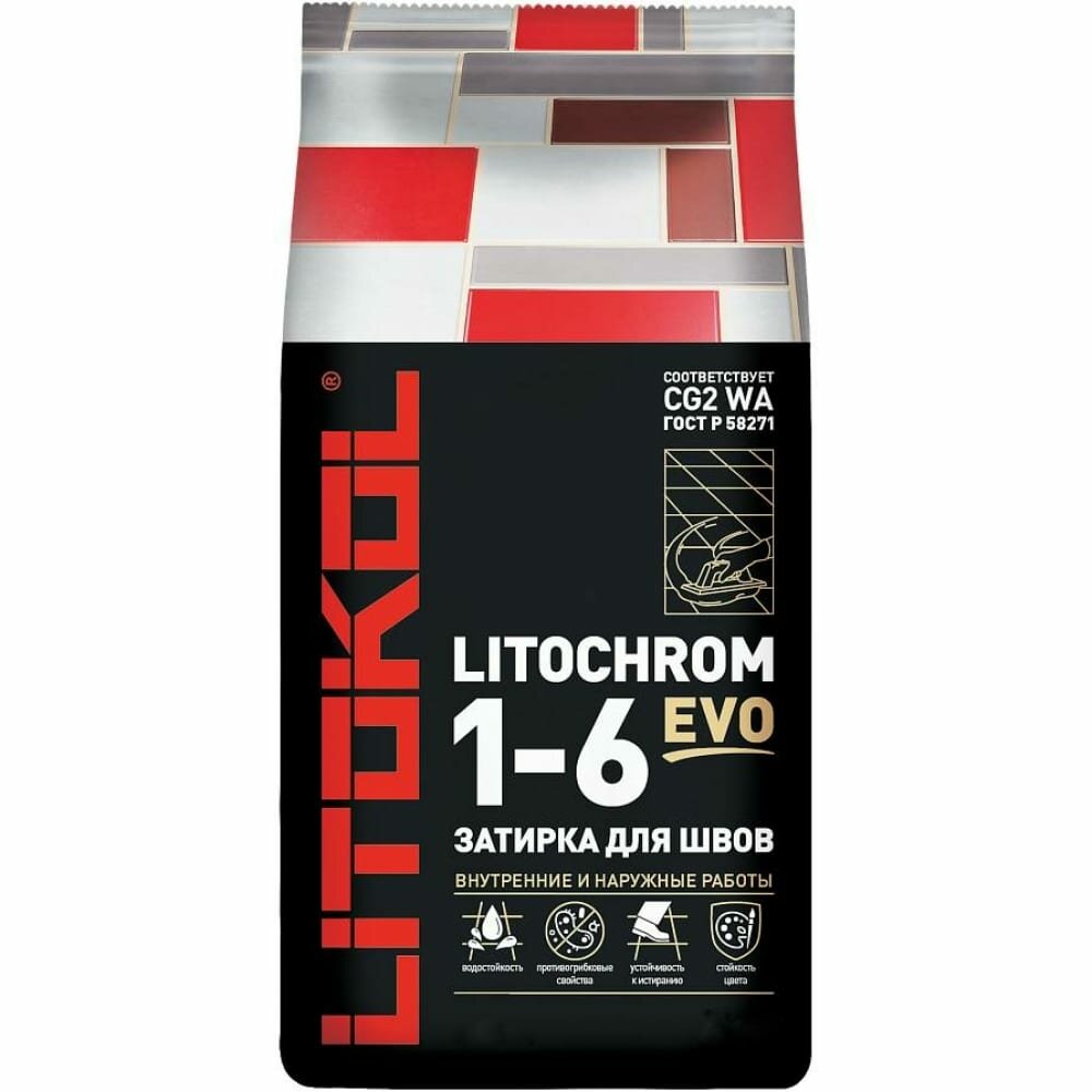 фото Затирка для швов LITOKOL LITOCHROM 1-6 EVO LE 200