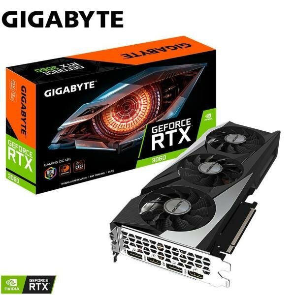 Видеокарта GIGABYTE GeForce RTX 3060 GAMING OC 12G (GV-N3060GAMING OC-12GD) (rev 20)