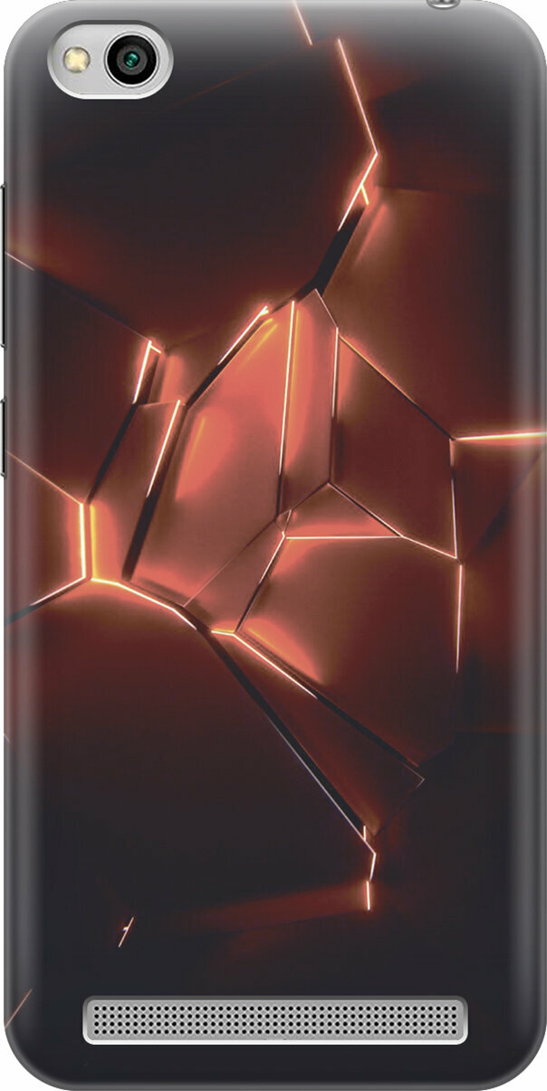 фото Силиконовый чехол Красные фонари на Xiaomi Redmi 5A / Сяоми Редми 5А