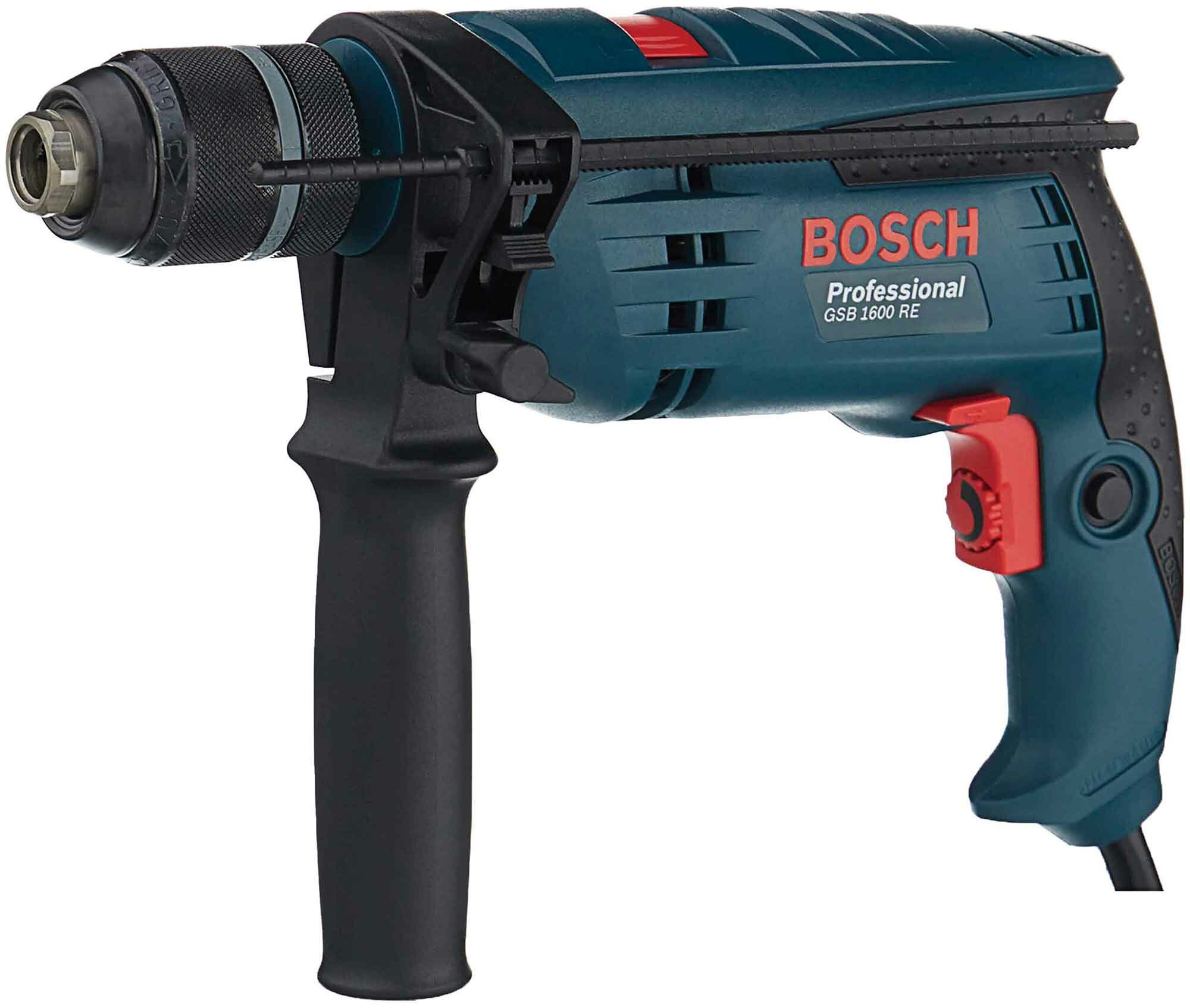 Дрель электрическая Bosch GSB 1600 RE (0.601.218.121) ударная