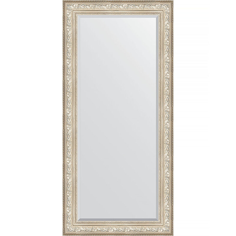 Зеркало Evoform Exclusive 170х80 BY 3608 с фацетом в багетной раме - Виньетка серебро 109 мм - фотография № 1
