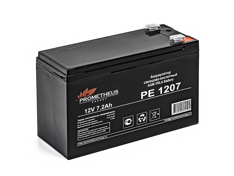 Аккумулятор для ИБП Prometheus Energy AGM PE 1207 12V 7Ah