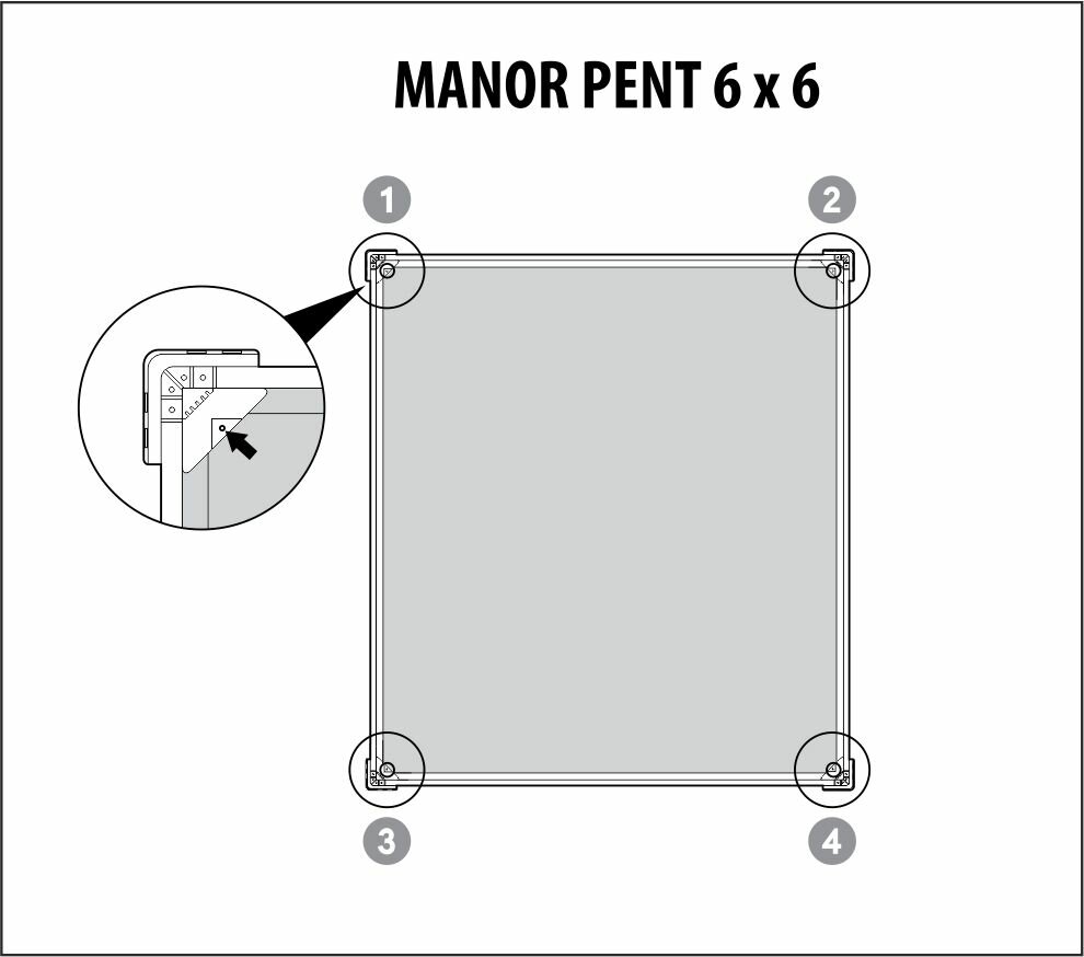 Сарай Манор Пентхаус 6x6 (Manor Penthouse 6X6), серый Keter 17208243 - фотография № 3