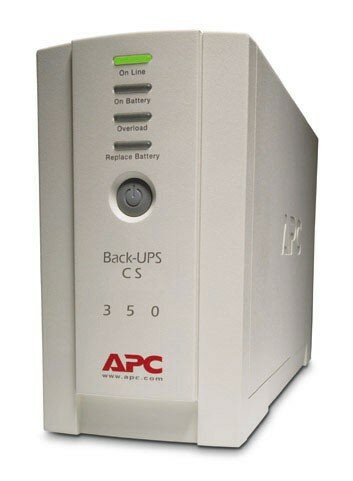 Источник бесперебойного питания APC Back-UPS BK350EI 210Вт 350ВА белый