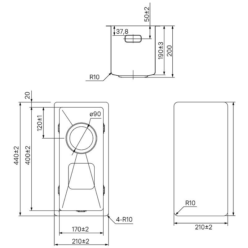 Кухонная мойка Iddis Edifice 20 EDI21G0i77 Графит - фотография № 12