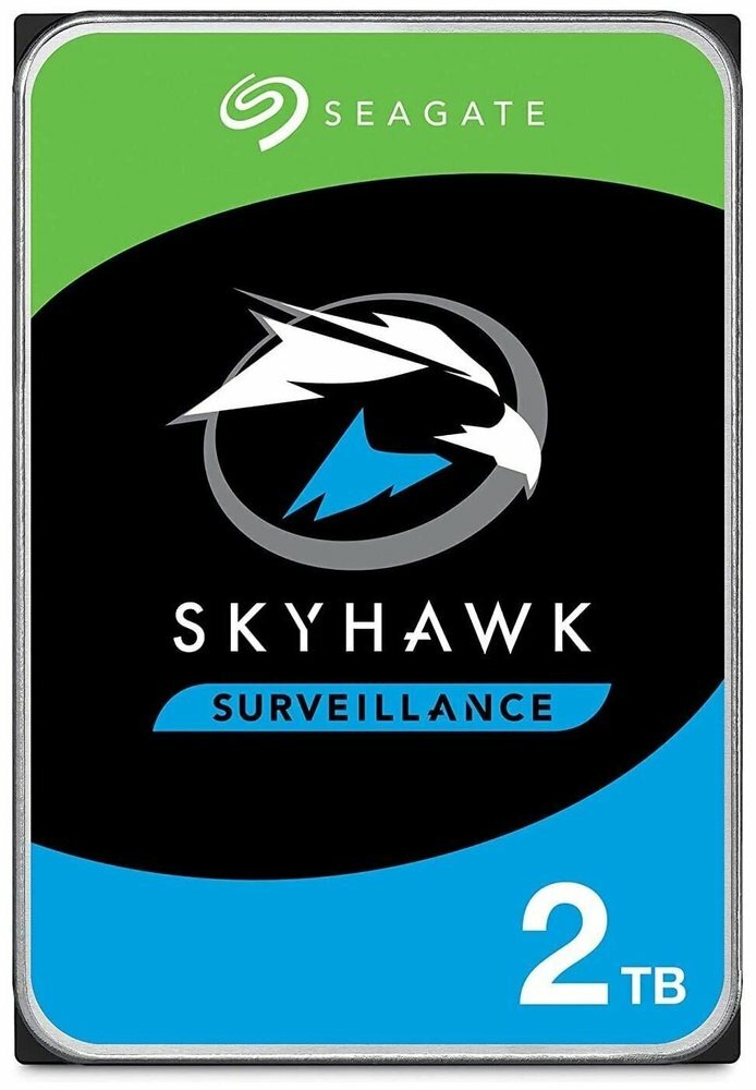 Жесткий диск 3.5" 2TB Sata Iii, 256 Mb, 5400 rpm Seagate SkyHawk ST2000VX015 ST2000VX015