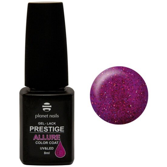 Гель-лак PLANET NAILS PRESTIGE Allure № 637 с шиммером, 8 мл