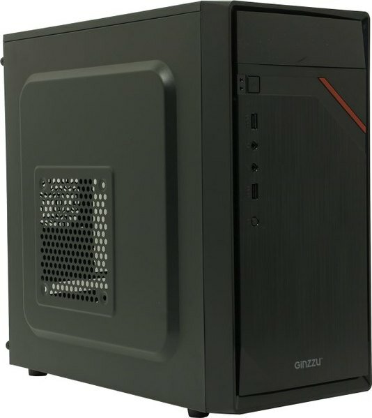 Minitower Ginzzu D180 MicroATX без БП .