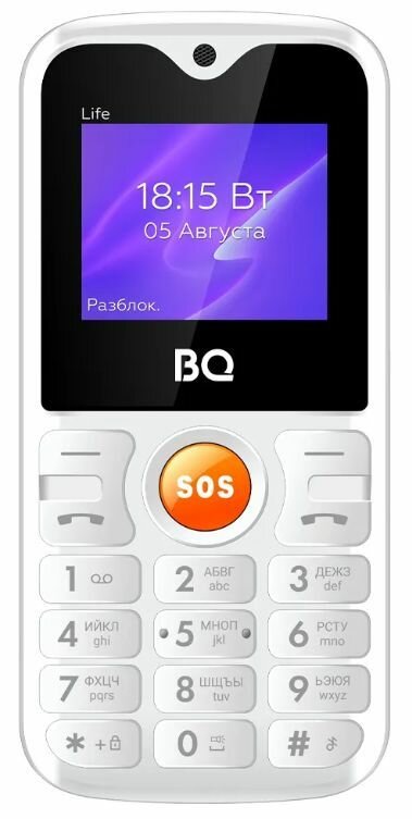 Мобильный телефон BQ 1853 LIFE BLUE (2 SIM) - фото №1