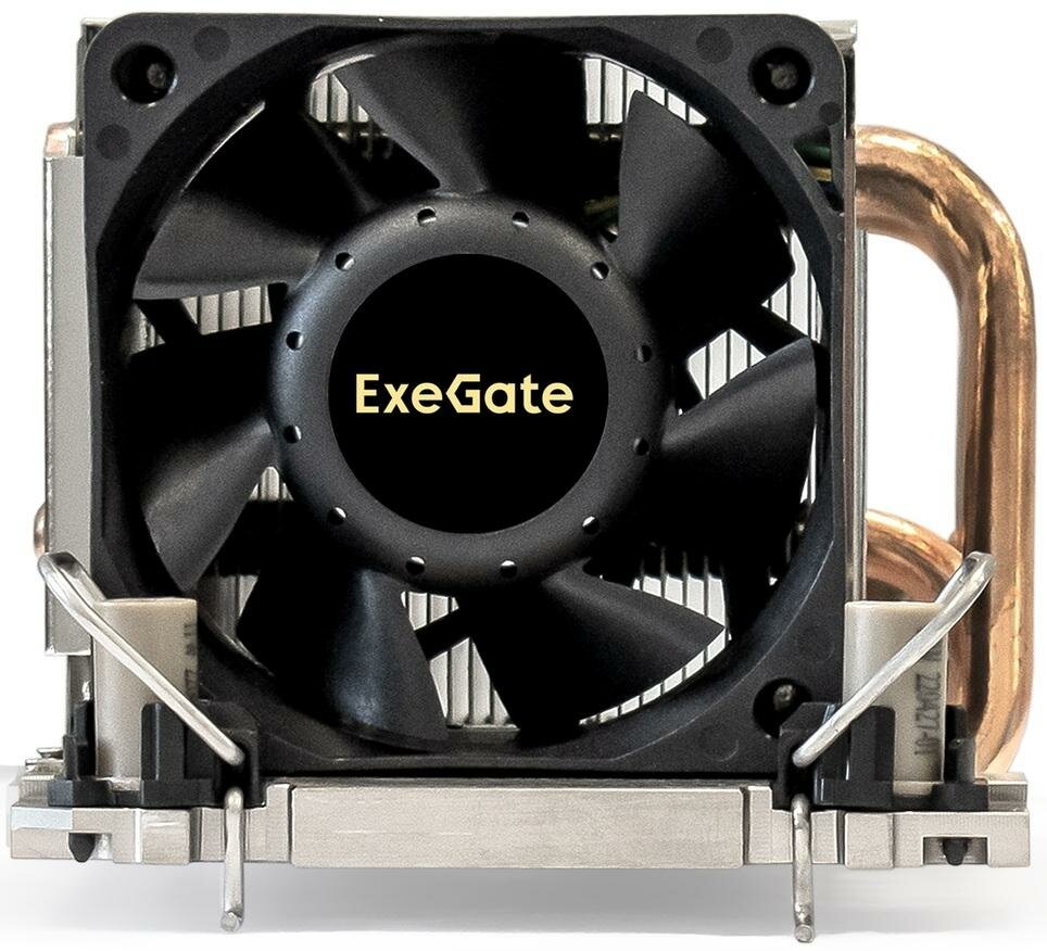 Кулер Exegate EX293442RUS LGA 4189 (Al+Cu, 80mm fan, 2100-8000RPM, 54,3 dBa, 4-pin PWM, TDP 300W) retail box - фото №9