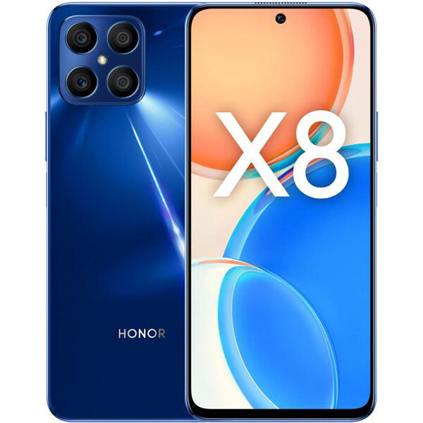 Смартфон Honor X8 6 128Gb Ocean Blue