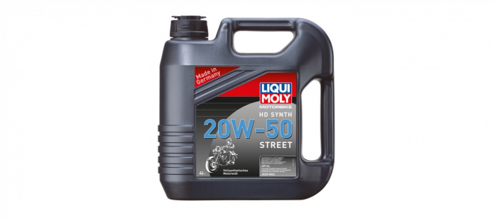 Масло моторное LIQUI MOLY Motorbike 4T Synth Street 20w-50 4л 3817/23623