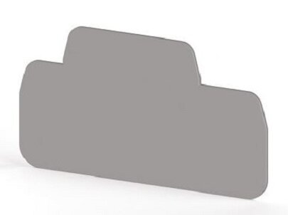 фото KLEMSAN 451079 Концевой сегмент на клеммники CTP 2,5-2F (серый); NPP-SRD_CTP 2,5-2F