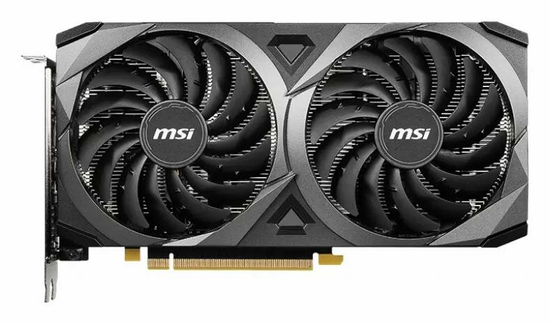 Видеокарта MSI GeForce RTX 3050 VENTUS 2X OC, 8Gb