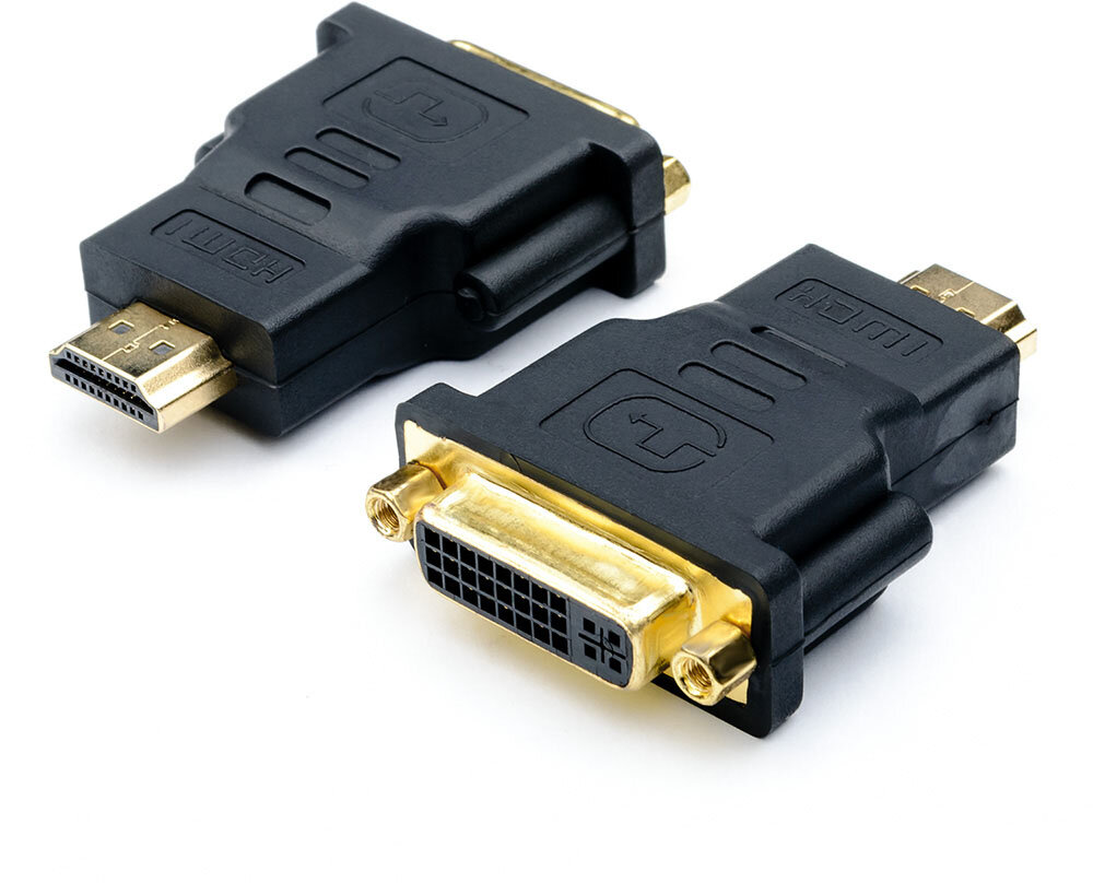 Переходник HDMI(m) <=> DVI(f) (24 pin, черный)