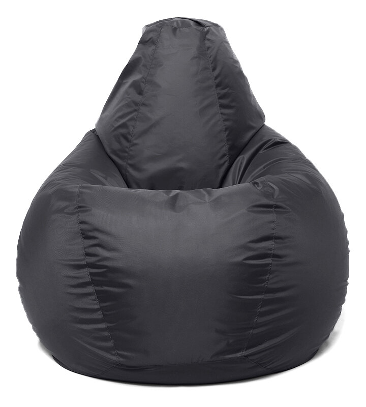 Кресло-мешок "Груша" в оксфорде Цвет: Черный Размер: XL - фотография № 2