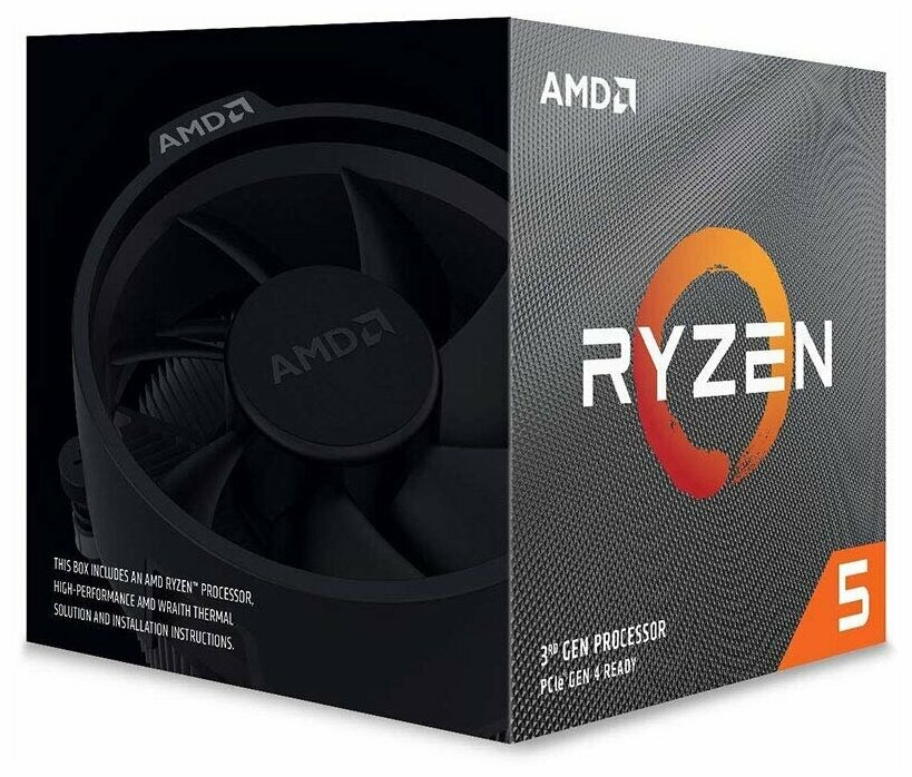 CPU AMD Ryzen 5 3600X BOX (100-100000022) 3.8 GHz/6core/3+32Mb/95W Socket AM4