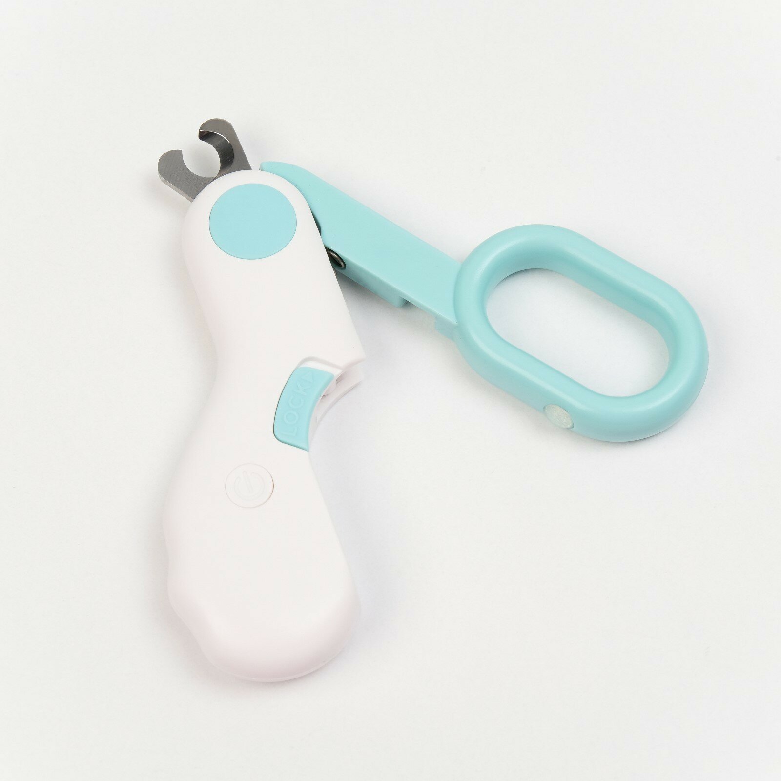 Когтерез - ножницы для животных с LED фонарём, голубой - фотография № 4