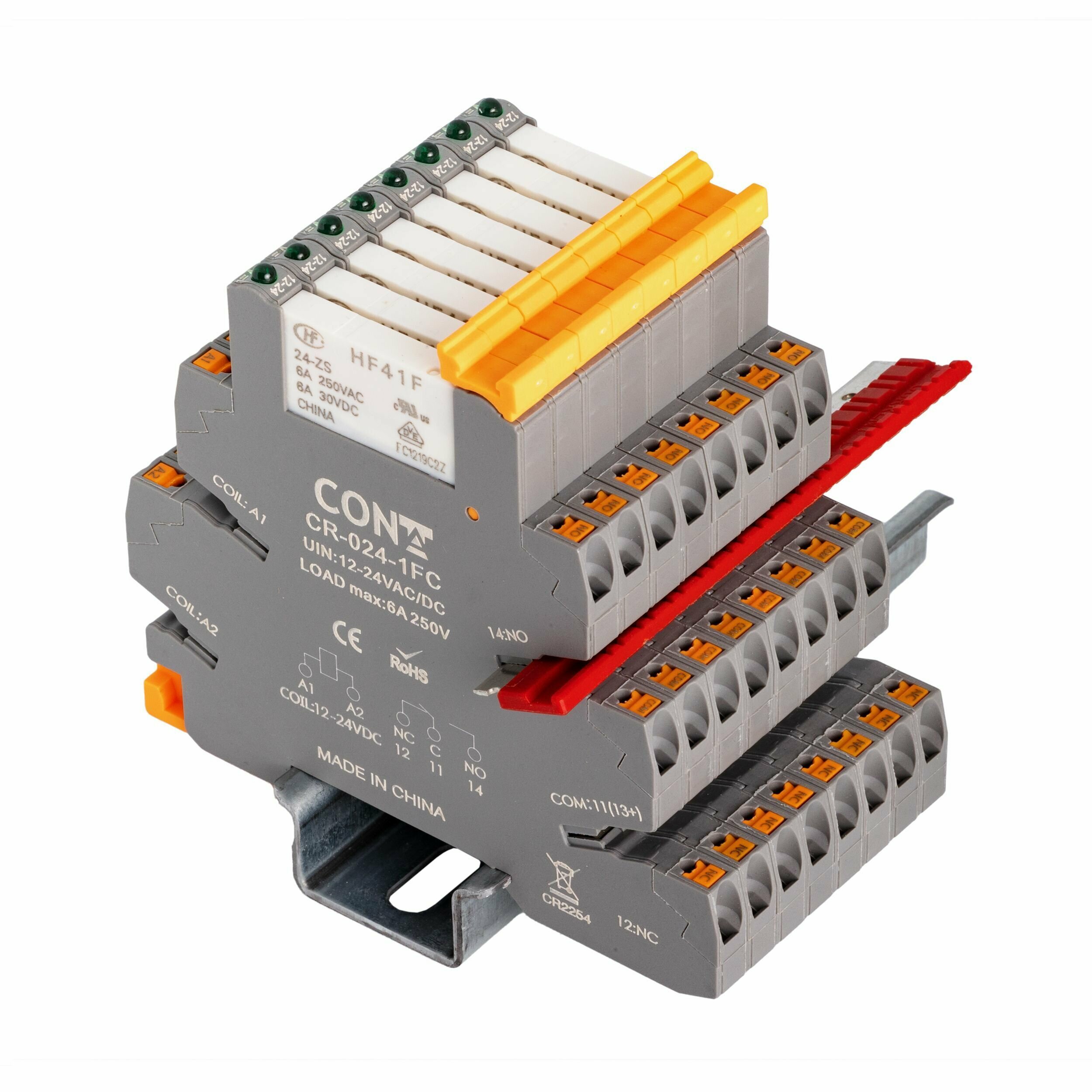 Релейный модуль CONTA CR-024-1FC (10 шт) - фотография № 5