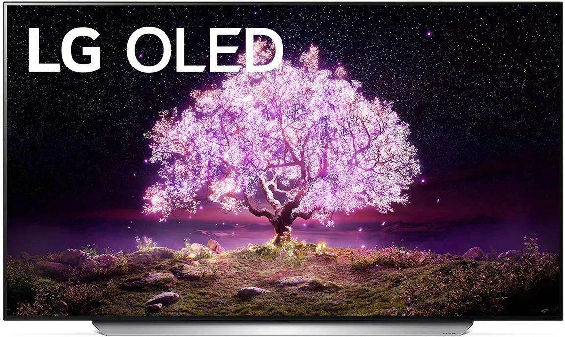 Телевизор LG OLED77C1RLA.ADGG, 78", OLED, 4K Ultra HD, WebOS, темно-серый