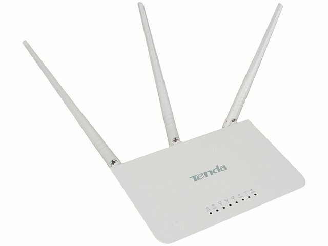 Беспроводной маршрутизатор Tenda Беспроводной маршрутизатор Tenda F3 WiFi 300Мбит/сек. + 3 порта LAN 100Мбит/сек. + 1 порт WAN 100Мбит/сек. (ret)