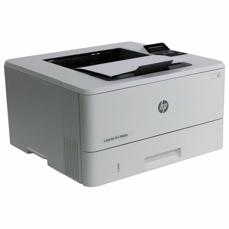 Принтер лазерный HP LaserJet Pro M404n, А4, 38 стр/мин, 80000 стр/мес, сетевая карта, W1A52A