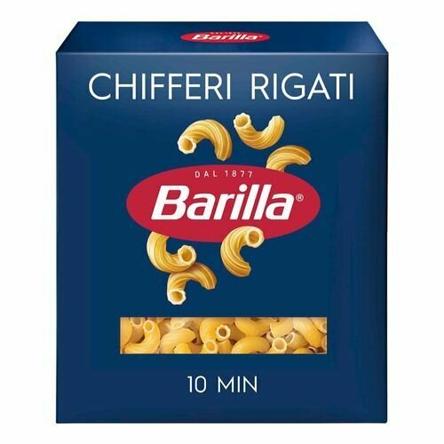 Макаронные изделия Barilla Chifferi Rigati № 41 450 г - фотография № 1