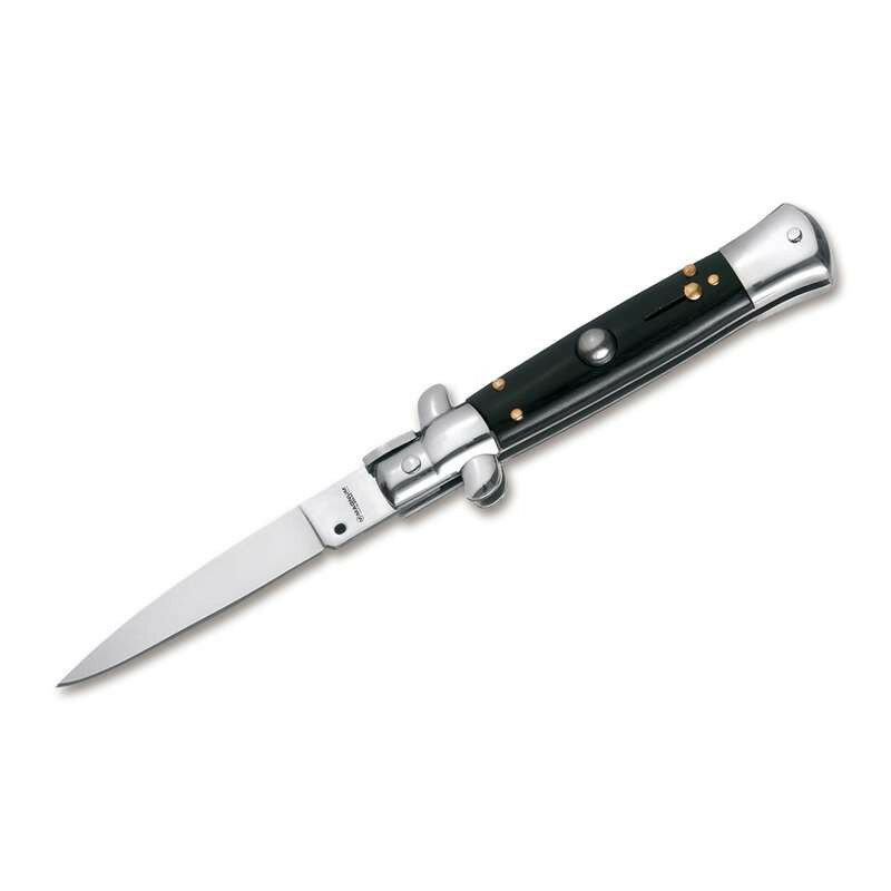 Boker Автоматический нож Magnum Sicilian Needle сталь 440A, рукоять Dark wood (01MB278)
