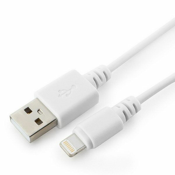 Кабель CC-USB-AP2MWP, Lightning - USB, 1 м, белый