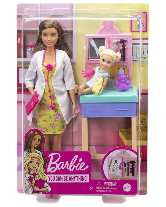 Игровой набор Барби: Кем быть? "Детский доктор – педиатр" Barbie