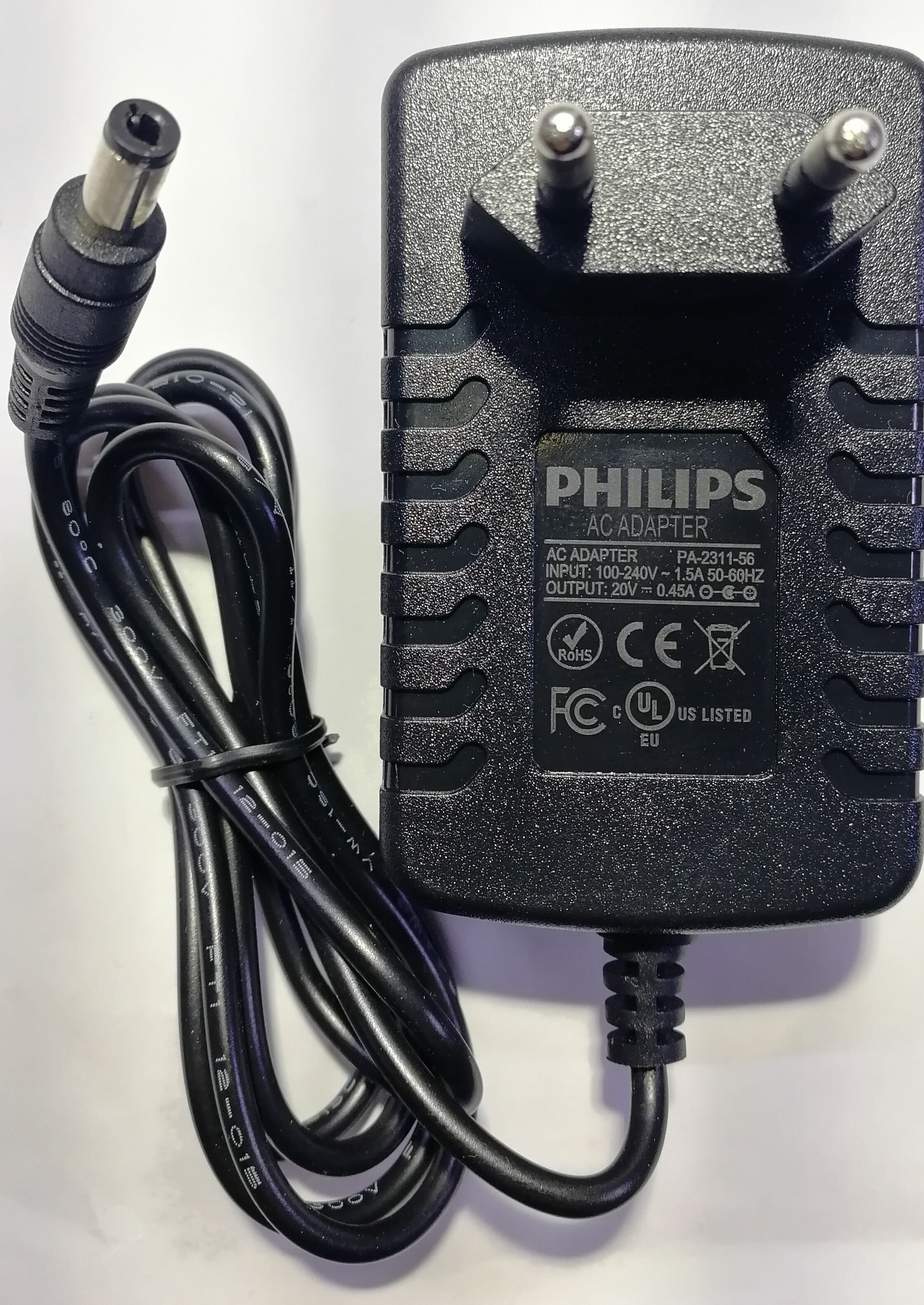 Зарядное устройство 20V 0.45A для Philips Vacuum Cleaner FC6331 / FC6333 / FC6402 / FC6401 / FC6405 / FC6168 - фотография № 1