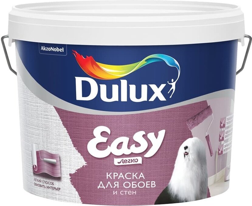 Краска водно-дисперсионная Dulux Easy