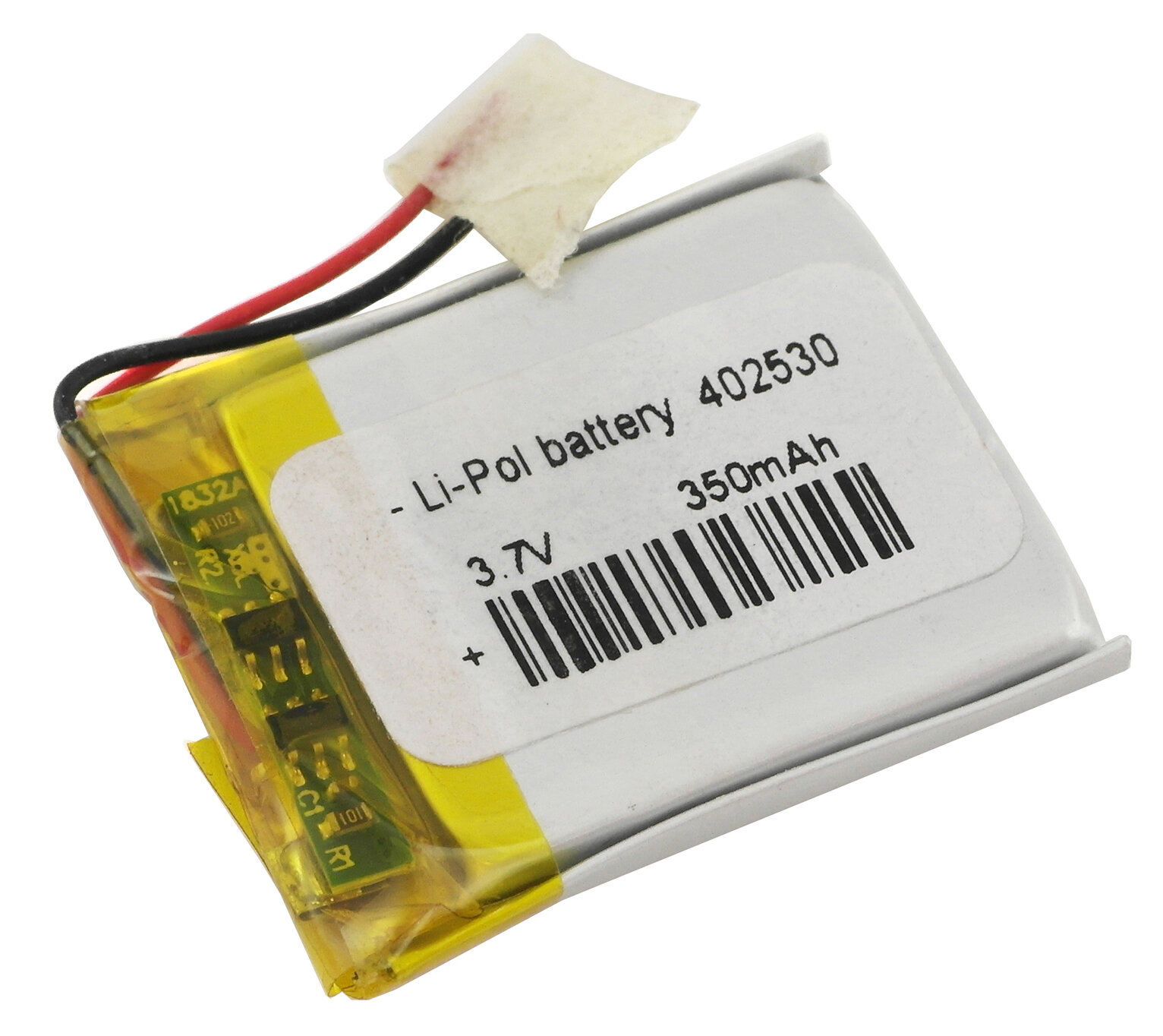 Аккумулятор Li-Pol (батарея) 4x25x30mm 2pin 3.7V/350mAh