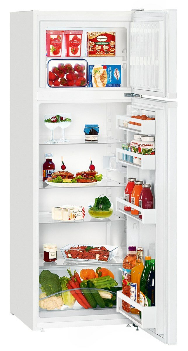 Холодильник LIEBHERR/ 157.1x55x63, 218/52 л, ручная разморозка, верхняя морозильная камера, белый - фотография № 2