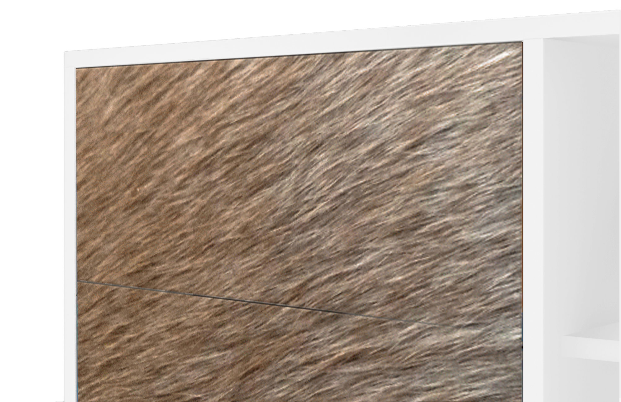 Комод - STORYZ - BS2 Peanut Hair, 125 x 97 x 48 см, Белый - фотография № 5