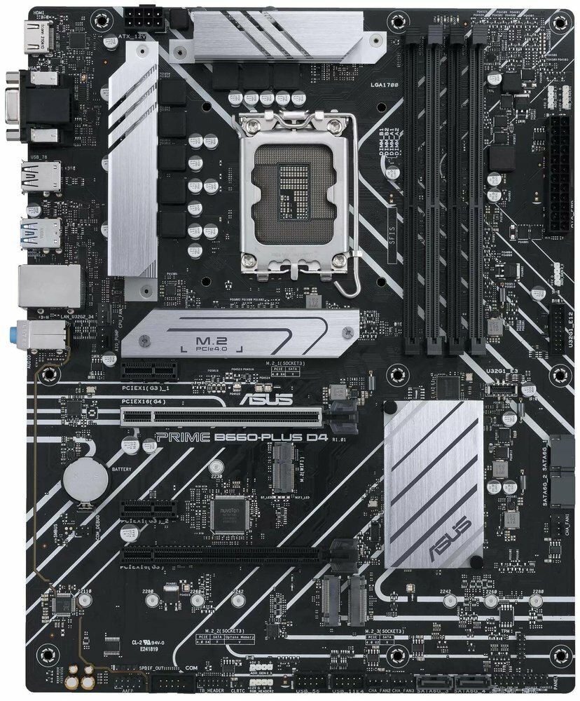 Материнская плата Asus Prime B660-plus D4 (lga1700, Atx) Prime B660-plus D4 .