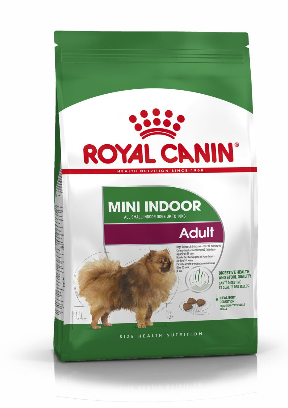 Корм сухой ROYAL CANIN MINI INDOOR ADULT корм для взрослых собак до 10 кг в возрасте от 10 месяцев 3 кг х 3 шт