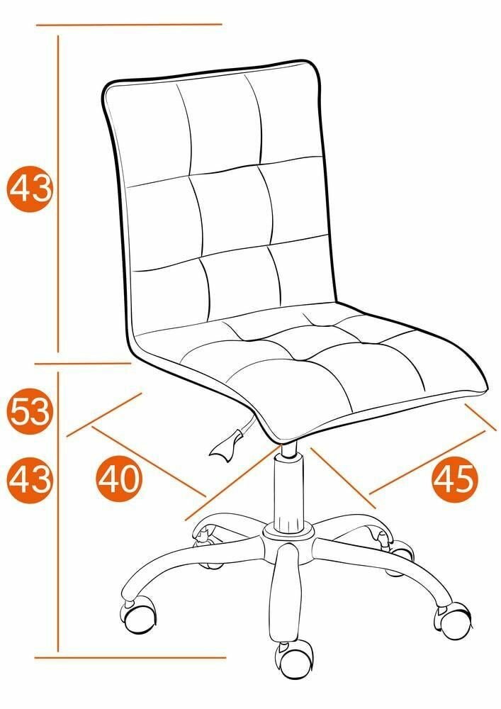 Офисное кресло Tetchair (Orange Flock) - фото №12