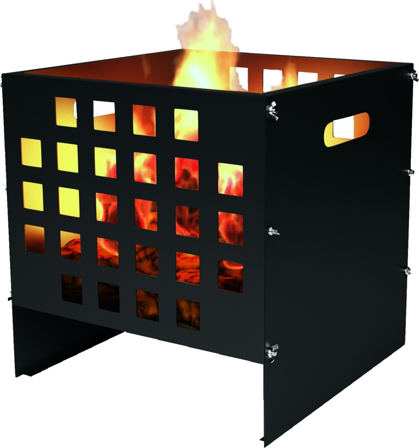 Очаг для костра Firewood Cube 40x40 см, сталь