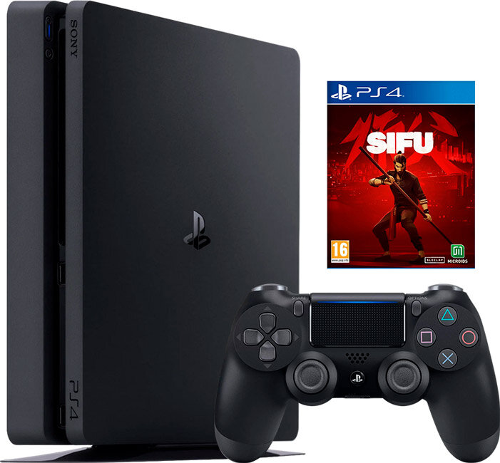 Sony PlayStation 4 Slim (500GB) (CUH-2216A) +  SIFU