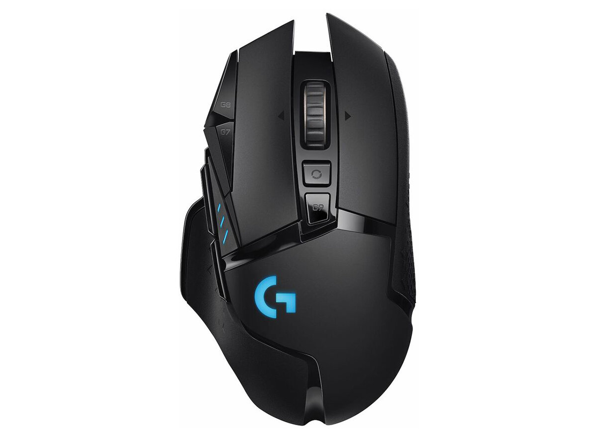 Мышь беспроводная Logitech G502 Lightspeed, 16000dpi, Wireless/USB, RGB, Черный 910-005571/910-005567