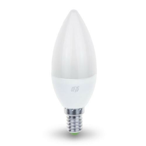 ASD Лампа светодиодная LED-свеча-standard 10Вт 160-260В Е14 3000К 900Лм 4690612015507