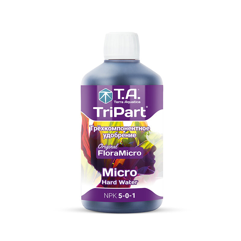 Набор удобрений Terra Aquatica (GHE) TriPart Bloom + Grow + Micro HW, 3 х 0.5л - фотография № 8