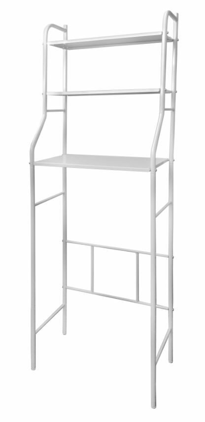 фото исток стеллаж в ванную комнату узкий арт. сву01 цв.белый