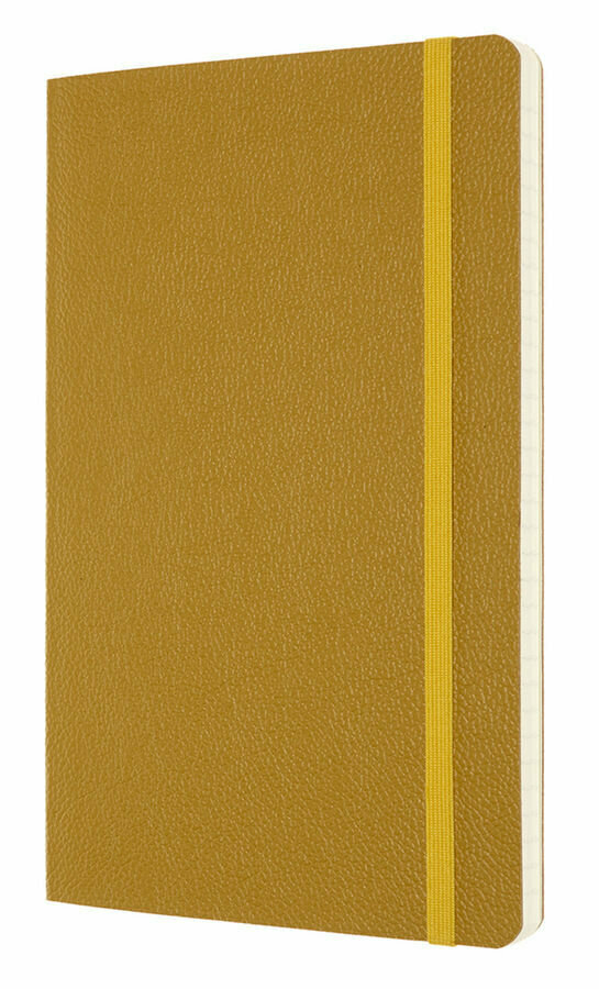 Блокнот Moleskine Limited Le Leather Large, в линейку, 96 листов, желтый, мягкая обложка
