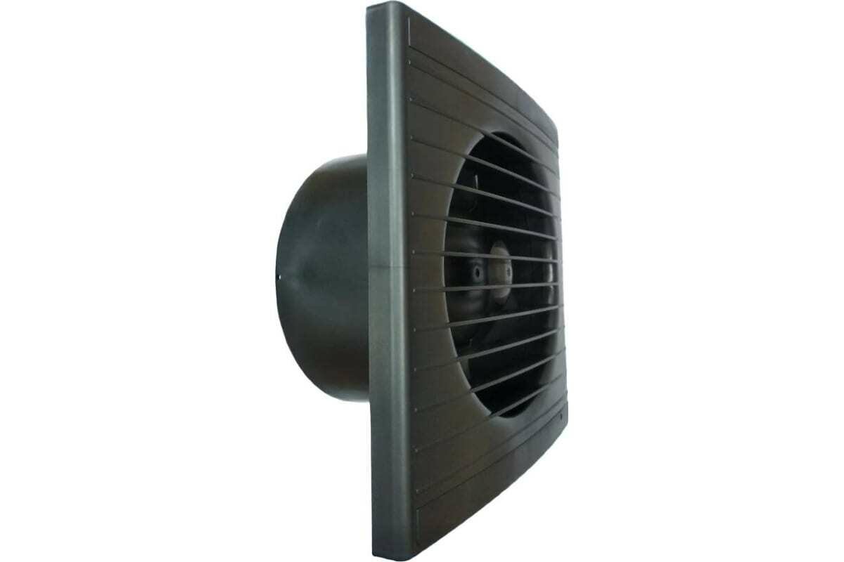 Вентилятор осевой, вытяжной с обратным клапаном, виенто 125СК STILL (240 м3), gray metal - фотография № 2