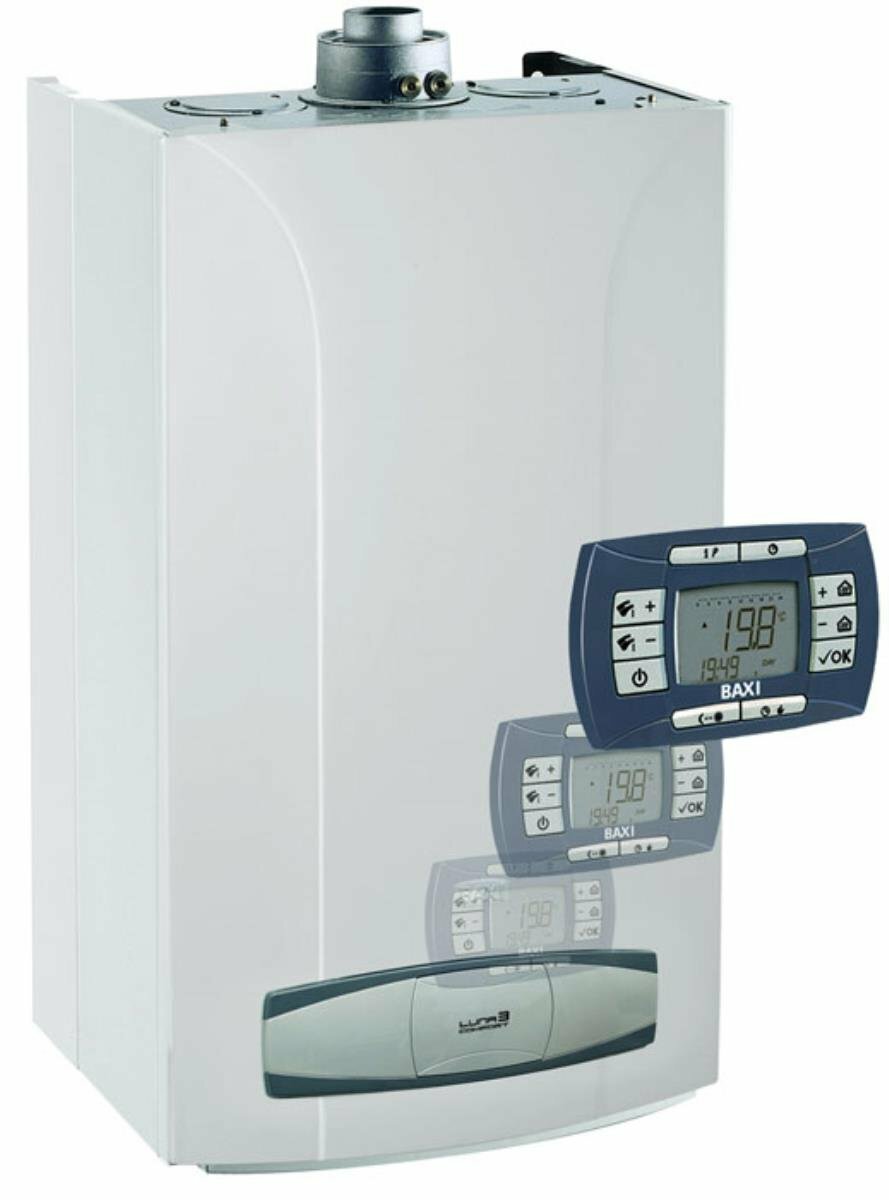 Настенный газовый котел турбированный BAXI Luna3 Comfort 1.240 Fi, одноконтурный