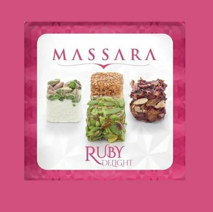 Премиальные восточные сладости MASSARA Ruby Delights ассорти 60г - фотография № 3
